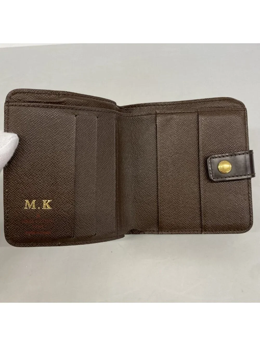 Louis Vuitton Wallet Damier Compact Zip Ebene